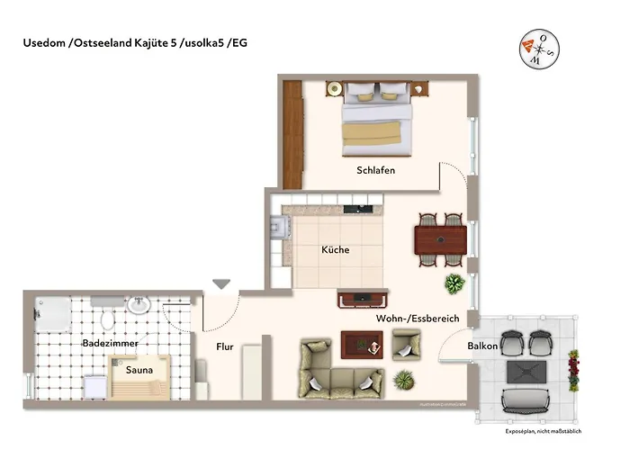 Apartment Ostseeland, Kajuete 5